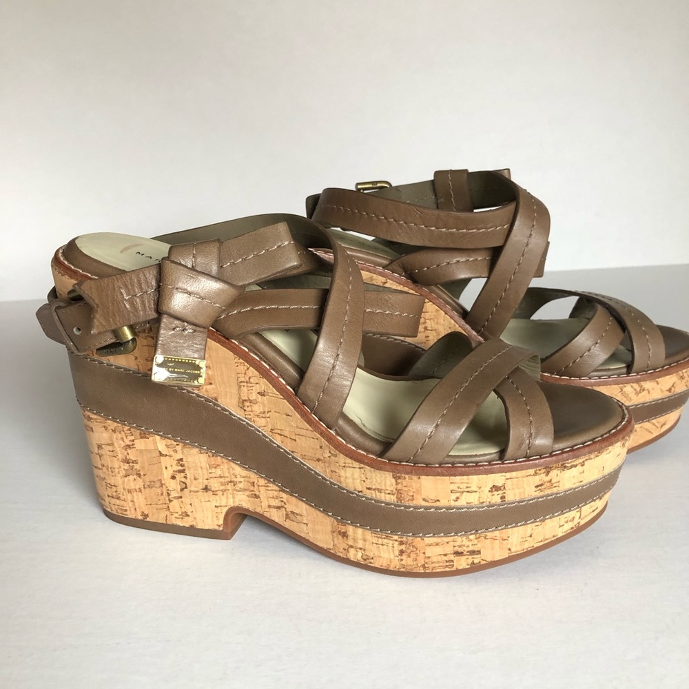 Marc by Marc Jacobs platform leather sandals